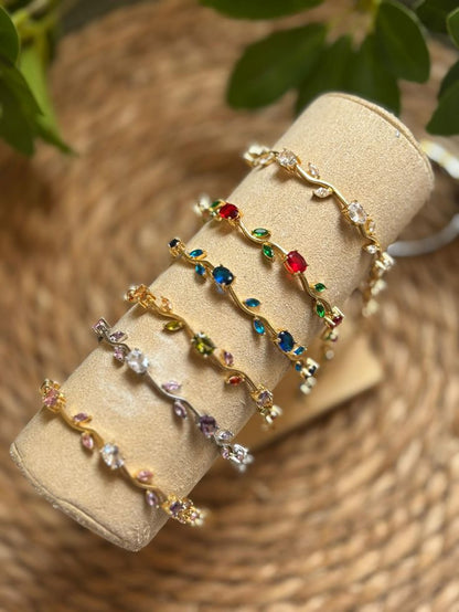 Pink Tulip Bracelet | Elegant Floral Jewellery for Women